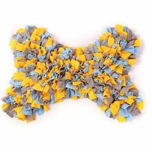 Alfombra olfativa para perros, manta de entrenamiento olfativo, almohadilla para olfatear, comedero lento para alimento, alivia el estrés, serie de huesos. - Product Image 1