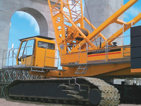 Nueva Grúa sobre Orugas XGC100 de 100 Toneladas con Pluma de Celosía de 73m para Proyectos Industriales Pesados en Stock