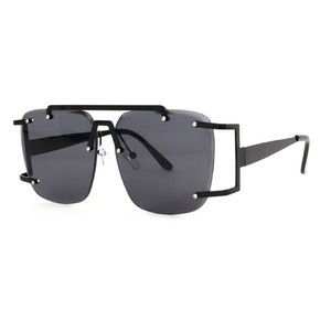 Gafas de sol cuadradas sin montura extragrandes para <span class=keywords><strong>hombre</strong></span>, nueva moda 2026, <span class=keywords><strong>lentes</strong></span> antirreflectantes con degradado para mujer, gafas de conducción de doble viga - Product Image 5