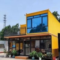 Maison mobile portable 2-3 chambres, conteneur pliable 20ft 40ft, abri étanche prêt à l'emploi pour appartement