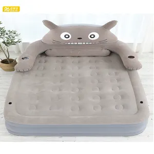 Redde Boo moderne Cartoon faul einfache aufblasbare Schlafs ofa Luft matratze mit eingebauter Pumpe sprengen Doppelbett