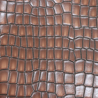 Usine Offre Spéciale 0.9mm Crocodile Pierre Conception Sac À Main Matériel Fuax Cuir Motif Animal En Relief En Cuir PU pour Chaussures