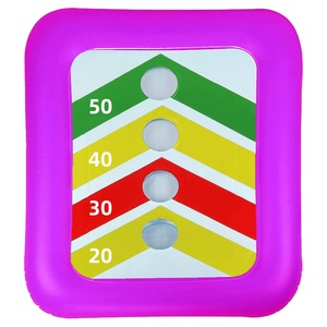 Bouée de piscine gonflable avec 4 sacs d'eau et jeu de Cornhole flottant pour jeu aquatique multijoueur enfant et adulte - Product Image 1