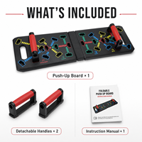 Plateforme de musculation pliable multifonctionnelle portable pour la maison, équipement de fitness pour la musculation de la poitrine, des bras et du haut du corps