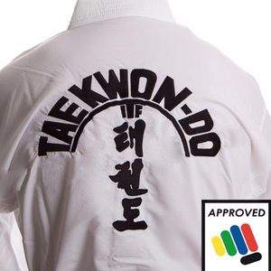 Vêtements de compétition personnalisés pour enfants et adultes, logo personnalisé, ITF WTF TKD, vêtements Dobok, uniformes de Taekwondo - Product Image 3