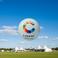 Globo Inflable Gigante de Helio con Ventilador Incorporado, Impermeable, con Logotipo/LED Personalizado para Publicidad Exterior y Desfiles - Forma de Esfera/Globo