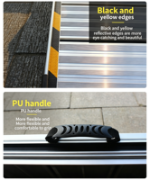 Rampe pliante antidérapante Simplywalk en aluminium 300 kg 152 cm pour handicapés, garage, atelier, escaliers résidentiels, testée antidérapante, directement du fabricant