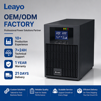 UPS Online 1000Wh Fase Tunggal, Catu Daya Cadangan, Baterai Lithium atau Asam Timbal, Proteksi Sirkuit Pendek & Petir, Komputer CCTV