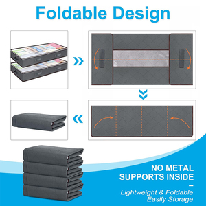 Bolsas de Almacenamiento Debajo de la Cama, Plegables, de Tela, Gran Capacidad, para Ropa de Cama y Ropa, OEM, ODM, Venta al Por Mayor - Product Image 5
