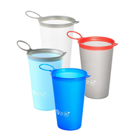 Gourde pliable en TPU et silicone, portable et réutilisable, pour activités de plein air comme l'escalade