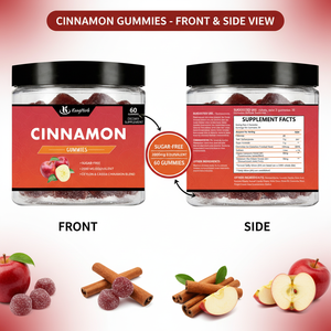 Kangherb OEM/ODM Extracto de Canela de Ceilán Sin Azúcar Añadido, Apto para Dietas Keto y Diabéticas, 60 Gomitas de Canela - Product Image 2