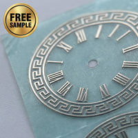 Etiqueta Adhesiva de Transferencia de Níquel Electroformado en 3D Personalizada, Calcomanía Metálica de Alta Precisión para Esferas de Reloj y Marca de Relojes de Lujo