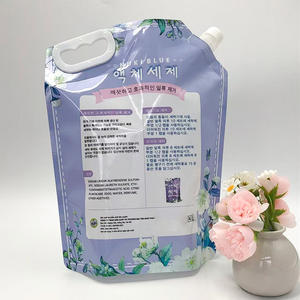 Gravure Printing 2kg PE <b>Plastic</b> <b>Packaging</b> Security Portable Durable Bag Stand up Spout Pouch for Laundry Liquid Detergent - Product Image 4
