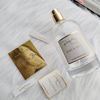 Étiquette autocollante personnalisée de luxe en feuille d'or, logo privé pour parfum/bougie/vin, application pour rouge à lèvres