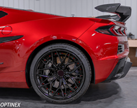 Jantes forgées sur mesure, concaves profondes, 2 pièces, 5x112 5x114.3 5x120 5*130 pour voitures de course Porsche 911 992 Chevrolet Corvette GT-R