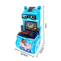 Équipement de divertissement, moto électronique pour enfants pour machine de jeu d'arcade, construction en acier inoxydable, 110/220V