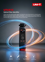 UNI-T UT691C Identificador de Fibra Óptica, Localizador Visual de Fallas de 10mW, Probador de Dirección de Señal de Fibra Óptica Activa con Accesorio 4 en 1