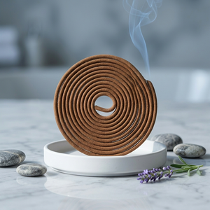 Premium Calming Lavender Scented Incense Coils Darshan Long-Lasting Formula <b>Home</b> Comfort Room Fragrance Mosquito Repellent - Product Image 1