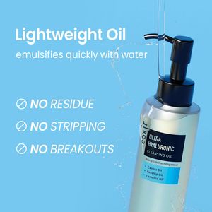 Aceite Limpiador Ultra Hialurónico 150ml, Limpiador Facial Coreano Hidratante, Desmaquillante, Cuidado para Puntos Negros - Product Image 2