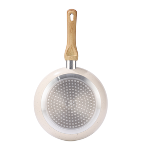 Juego de Ollas y Sartenes de Aluminio de Alta Calidad con Revestimiento de Mármol, Tapas de Vidrio, Asas de Baquelita Suaves al Tacto, Antiadherentes, 7 Piezas, Cerámica, para Gas - Product Image 5