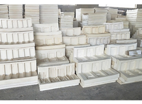 Moules en silicone modernes pour placage mural en pierre artificielle