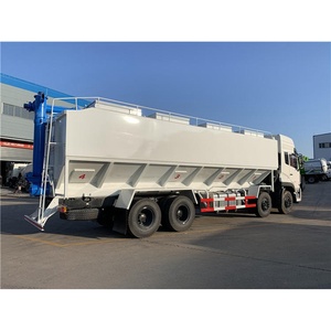 รถบรรทุกอาหารสัตว์ดงเฟิง 8x4 สำหรับขนส่งเมล็ดพืชจากโรงงาน - Product Image 2
