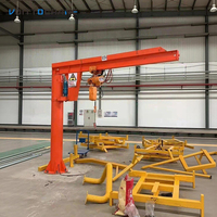 Grue à flèche fixe de type BZ, 500 kg, 1 tonne, 2 tonnes, 3 tonnes, 5 tonnes, grue à flèche pivotante montée sur pilier