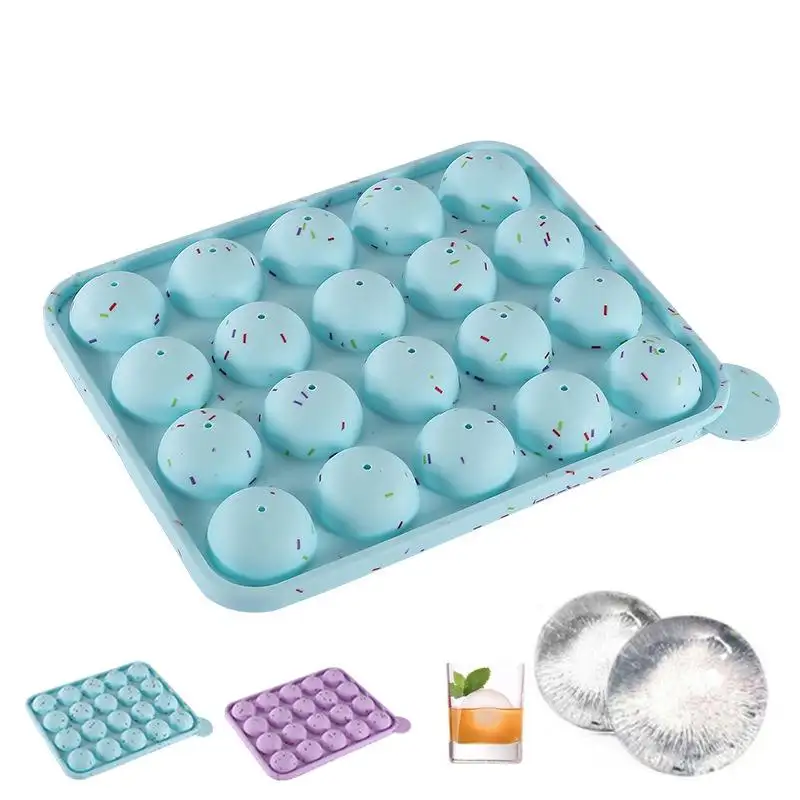 Various specifications of silicone ice tray ice mold Whiskey ice Cube tray round ball jelly mold baking
