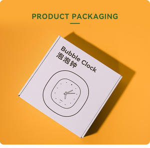 MUID シンプルミュートバブルクロック壁掛け時計大学生寮装飾壁掛け時計 - Product Image 4