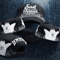 Gorra de béisbol LA personalizada en stock, negra, unisex, para adulto, con visera curva, de 5 paneles, Thirty One Hats, Gorra Dandi Hats, The Magician 31 Hats
