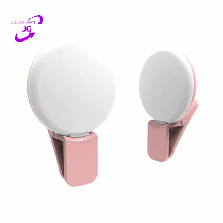 Anneau lumineux Led avec chargeur USB, 10 cm, pour téléphone Portable, avec pince ronde, pour Selfie, appareil de beauté