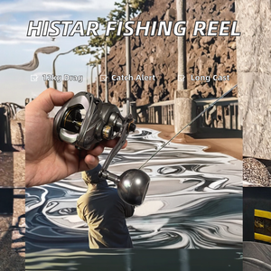 <span class=keywords><strong>Moulinet</strong></span> de pêche à lancer à grande vitesse pour gaucher, 15 kg de résistance maximale, rapport de transmission 6.5:1, en métal, pour la pêche à la carpe, au brochet, aux prédateurs, en eau douce et en eau salée - Product Image 2