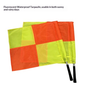 Stainless Ref <b>Flags</b> Football Rugby Referee Beep Soccer Professional <b>Linesman</b> <b>Flag</b> - Product Image 3