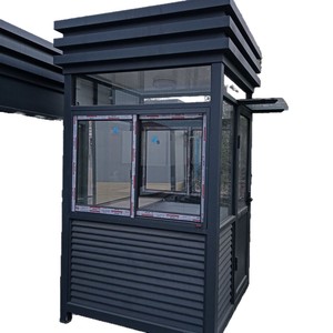 Caseta de Guardia Exterior de Acero Prefabricado, Estructura de Acero Ligero, Procesamiento de Soldadura para Uso de Seguridad - Product Image 3
