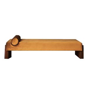 Современная высококачественная велюровая кушетка-скамья для гостиной и спальни в квартире - Product Image 1