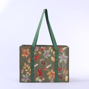 กระเป๋าผ้าทอ PP พิมพ์ลายสีสันสดใส - Product Image 5