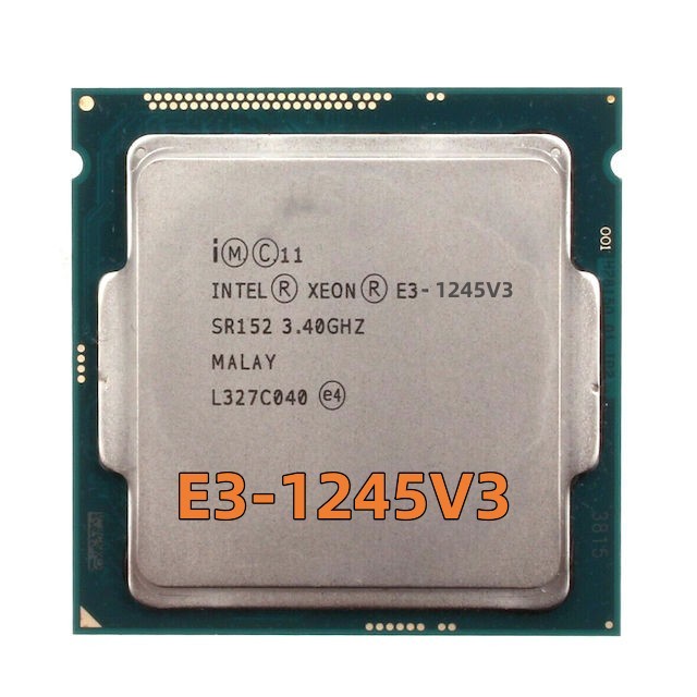 Intel Xeon E3-1245V3 3.4GHz 6MB L3 Cache LGA 1150 84W Quad-Core Server Processor