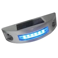 Luz Estroboscópica Solar para Señalización Vial, 6 LED Anti-UV de PC y Aluminio, IP68, 100H de Iluminación, Intermitente o Fija, Opciones Multicolor