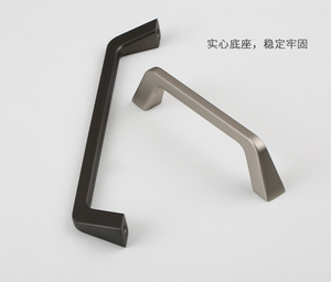 Modern Minimalist Solid Zinc Alloy Cabinet Wardrobe Door Handle 96mm Size <b>Black</b>+Gold for Kitchen Bedroom Warehouse Hotel - Product Image 4