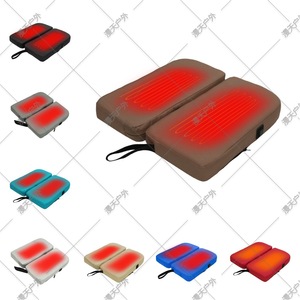 Coussin chauffant pliable pour les fesses, en tissu Oxford, portable, à deux plis, pour le camping et l'extérieur, multicolores, réglable en température - Product Image 1
