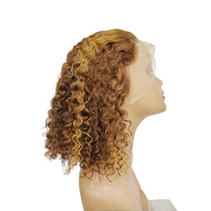 Perruques Lace Front 13x4 en Cheveux Humains 100% Naturels, Ondulées, Couleur Mixte 4/27, avec Mèches, Cheveux Humains Brésiliens, Vente en Gros, Fournisseur RUBE - Product Image 5