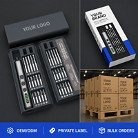 Kit de tournevis électrique de précision 38-en-1 avec embouts magnétiques et batterie lithium-ion pour ordinateur, jeu de tournevis Torx de qualité professionnelle
