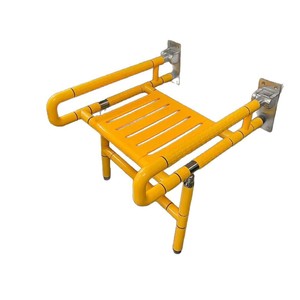 Tabouret de douche pliable Jiuheng pour salle de bain, en acier inoxydable, fixation murale, pliable à 90 degrés, siège de sécurité pour personnes âgées - Product Image 4