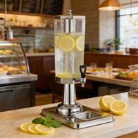 Distributeur de jus en acier inoxydable robuste, distributeur de boissons de qualité commerciale pour buffet et traiteur