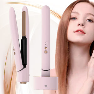 מכירה חמה אלחוטית שטוחה מגהץ נסיעות USB מחליק שיער נטענת בסיס טעינת מחליק אלחוטי מגהצים שטוחים - Product Image 3