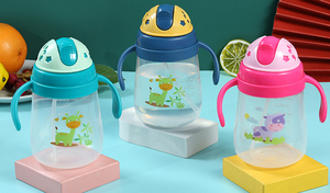 Bicchiere d'Acqua in Plastica da 400ml di Alta Qualità e Durevole, <span class=keywords><strong>Tazza</strong></span> Assorbente per Bambini, Vendita all'Ingrosso - Product Image 5