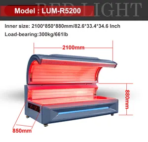 2024 Professional Custom 5 Wavelengths 660nm 850nm 940nm Full Body Red Led Near Infrared Red Light Therapy Bed For Pain Relief