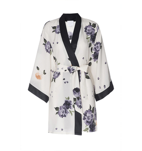 Nuevo diseño de <span class=keywords><strong>manga</strong></span> larga Mujer <span class=keywords><strong>Kimono</strong></span> Floral damas Sexy Floral impreso <span class=keywords><strong>Kimono</strong></span> - Product Image 1