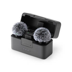 Original Mic <b>Mini</b> (2TX+1RX+Charging Case) <b>Mini</b> Wireless <b>Microphone</b> 48-Hour Battery Two-Level Active Noise Canceling - Product Image 1