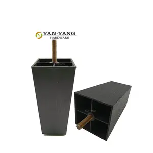 YANYANG Usine Meubles Accessoire 150mm En Plastique Armoire Jambe Support Pieds Pour Canapés